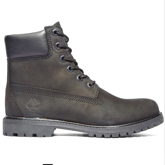 Timberland Dark Grey Snakeskin A1740 Women's Leather Boots. Size 9 - Picture 1 of 8